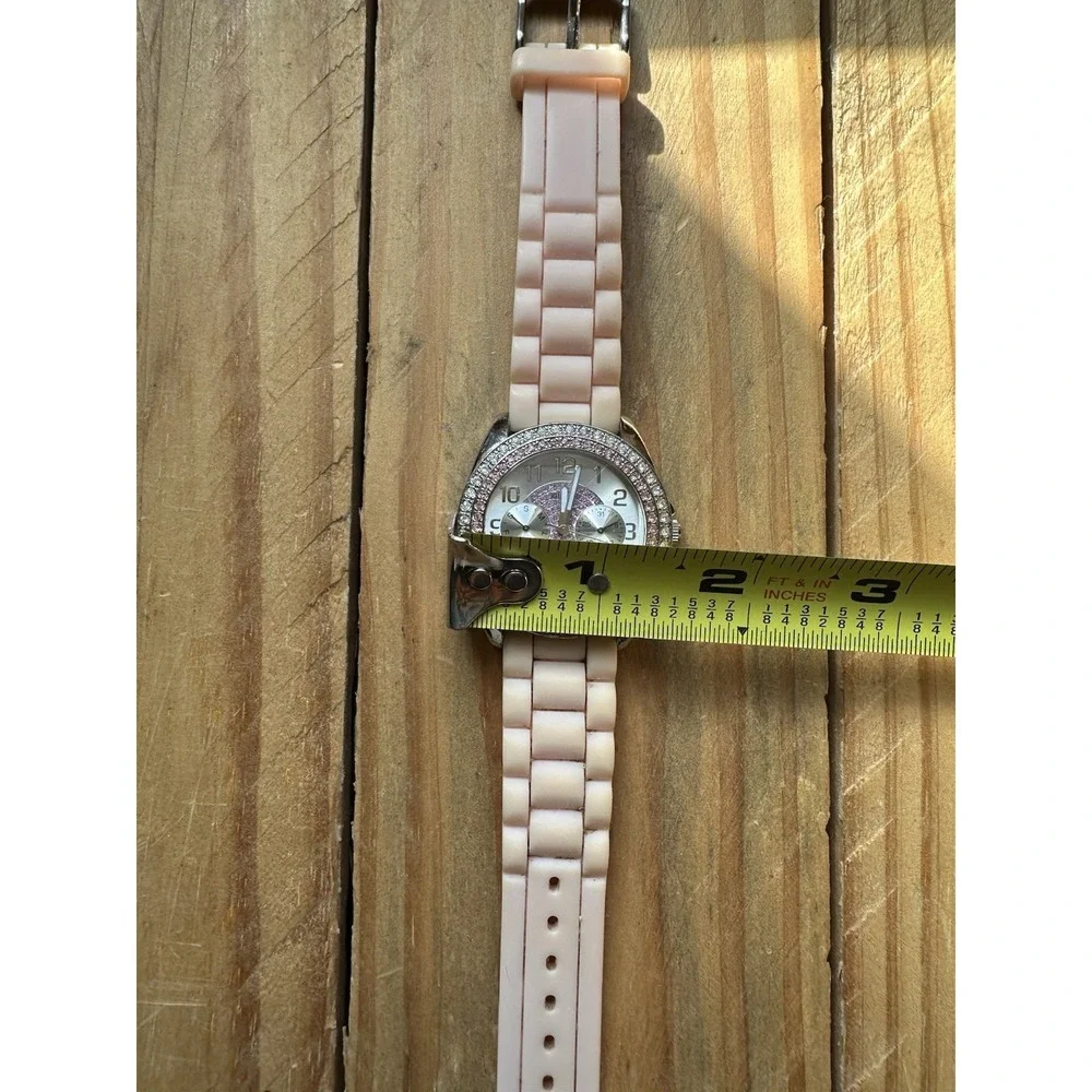 Guess Ladies Multifunction Pink Watch G10197L Water Resistant To 350 FT WORKS - Picture 7 of 14